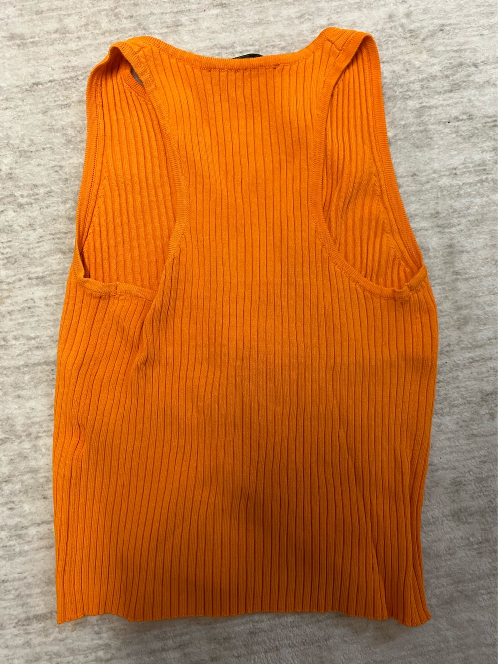 Zara🧡✴️🍊 Ribbed Button-Front Tank Top - Picture 5 of 6
